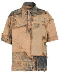 Dolce & Gabbana - Denim Shirt Paper, Elastane - Lyst