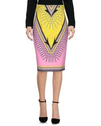 Versace Gonna ginocchio - Rosa