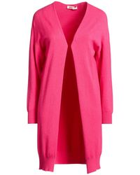 Please - Fuchsia Cardigan Viscose, Polyester, Polyamide - Lyst