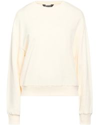 ARMANI EXCHANGE - Cream Sweatshirt Cotton, Elastane - Lyst