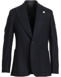Lardini - Midnight Blazer Wool, Polyester, Cashmere - Lyst