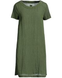 120% Lino - Mini Dress Linen - Lyst
