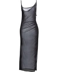 Mugler - Maxi Dress Viscose - Lyst