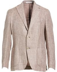Eleventy - Blazer Viscose, Wool, Linen - Lyst
