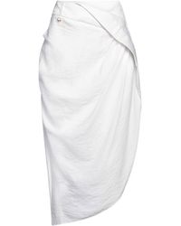 Jacquemus - Midi Skirt Viscose, Polyamide - Lyst