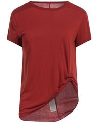Rick Owens - T-Shirt Viscose, Cotton, Polyamide - Lyst