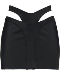 Mugler - Mini Skirt - Lyst
