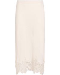 Fabiana Filippi - Midi Skirt Virgin Wool, Silk, Cashmere - Lyst