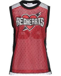 RED Valentino - T-Shirt Polyester, Polyamide, Cotton, Elastane - Lyst