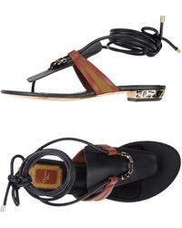 Dior - Thong Sandal Soft Leather - Lyst