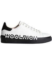 Woolrich - Logo-print Low-top Sneakers - Lyst