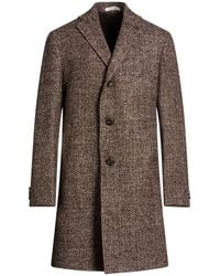 Tagliatore - Khaki Coat Wool, Acrylic, Polyester, Polyamide - Lyst