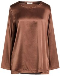 Maliparmi - Chocolate Top Silk, Elastane - Lyst