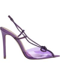 Andrea Wazen - Sandals Leather, Plastic - Lyst