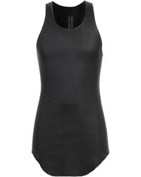 Rick Owens - Tank Top Lambskin, Cotton, Lycra - Lyst