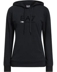 EA7 - Sweatshirt Cotton, Elastane - Lyst