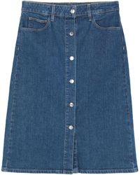 Calvin Klein Jeansrock - Blau