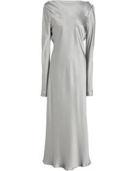 Antonelli - Midi Dress Acetate, Silk - Lyst