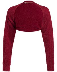 Jucca - Garnet Shrug Alpaca Wool, Wool, Polyamide, Elastane - Lyst
