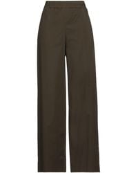 FEDERICA TOSI - High-Waisted Cotton-Blend Wide-Leg Pants - Lyst