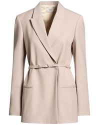 Alysi - Chocolat Blazer Polyester, Virgin Wool - Lyst