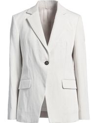 Brunello Cucinelli - Blazer Cotton, Linen, Brass - Lyst