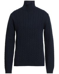 Alpha Studio - Turtleneck Recycled Wool, Viscose, Polyamide, Recycled Cashmere - Lyst