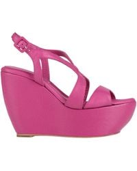 Paloma Barceló - Fuchsia Sandals Leather - Lyst