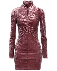 Patrizia Pepe - Essential Mini Dress Polyester, Elastane - Lyst