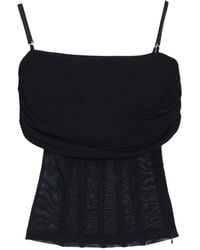 Blumarine - Top Viscose, Polyamide, Elastane - Lyst