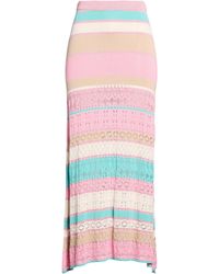 Akep - Maxi Skirt Viscose, Polyester - Lyst