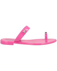 Patrizia Pepe - Fuchsia Thong Sandal Rubber - Lyst