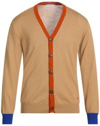 Manuel Ritz - Camel Cardigan Virgin Wool, Acrylic - Lyst