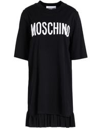 Moschino - Couture Mini Dress Cotton - Lyst