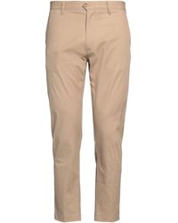 Officina 36 - Pants Cotton, Elastane - Lyst