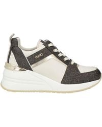 Liu Jo - Ivory Sneakers Textile Fibers - Lyst