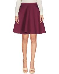 MSGM Falda corta - Morado