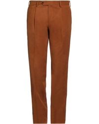 Luigi Bianchi - Camel Pants Cotton, Elastane - Lyst