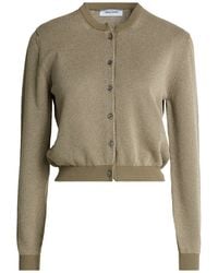 Gran Sasso - Khaki Cardigan Cotton, Viscose, Metal - Lyst
