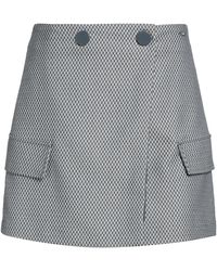 ARMANI EXCHANGE - Mini Skirt - Lyst