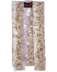 VITELLI - Ivory Scarf Wool, Polyamide, Acrylic - Lyst