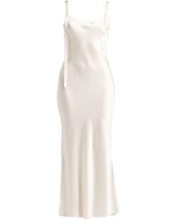 THE GARMENT - Ivory Maxi Dress Silk - Lyst