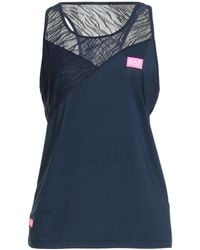EA7 - Tank Top Polyester, Elastane - Lyst