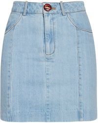 Gestuz - Denim Skirt - Lyst