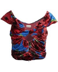 Magda Butrym - Top Viscose, Nylon, Elastane - Lyst