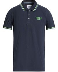 Ferré - Midnight Polo Shirt Cotton - Lyst