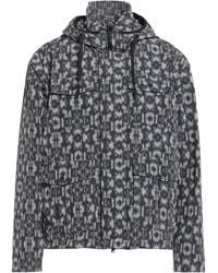 Herno - Charcoal Jacket Linen, Polyester, Cotton, Polyamide, Elastane - Lyst