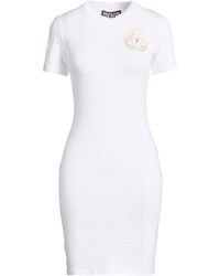 Versace Jeans Couture - Mini Dress Cotton, Elastane - Lyst