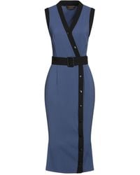 Trussardi - Vestido midi - Lyst