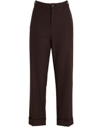 Xandres - Dark Pants Recycled Polyester, Ecovero Viscose, Wool, Elastane - Lyst